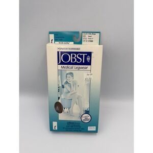 JOBST UltraSheer Firm Compression Knee High Stockings Silky Beige Small 20-30
